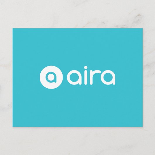 Aira Logo Briefkaart (Voorkant)