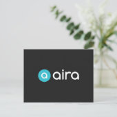 Aira Logo Briefkaart (Staand voorkant)