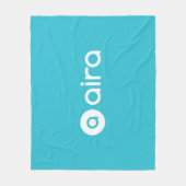 Aira Logo Fleece Deken (Voorkant)