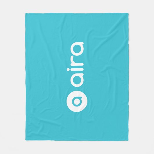 Aira Logo Fleece Deken (Voorkant)