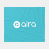 Aira Logo Fleece Deken (Voorkant (Horizontaal))