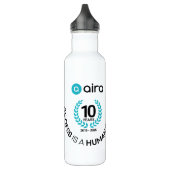 Aira Mascot 10 Jaar Jubileum Waterfles (Links)