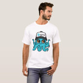Aira Mascot Hoodie White - Octopus T-shirt (Voorkant volledig)