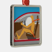 Airbag Veiligheidsgordel Metalen Ornament (Rechts)