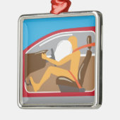 Airbag Veiligheidsgordel Metalen Ornament (Links)