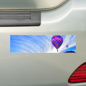 AIRBALLOON-bumpersticker. Bumpersticker (Op auto)