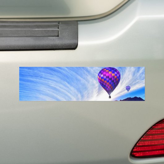AIRBALLOON-bumpersticker. Bumpersticker (Op auto)