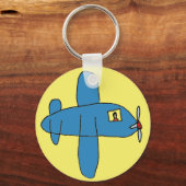 Airbeep gekleurde T-shirt Sleutelhanger (Voorkant)