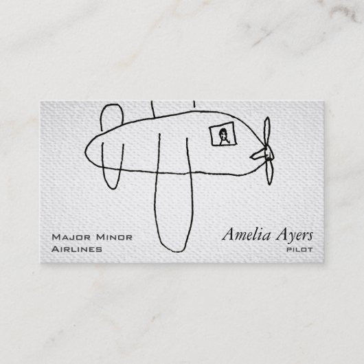 Airbeep Textured look Visitekaartje (Voorkant)