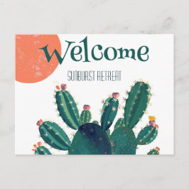 Airbnb Bedanktkaart, Vakantiehuur Welkom Uitnodiging Briefkaart