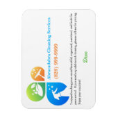 Airbnb Cleaner Contactmagneet Magneet (Verticaal)