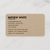 Airbnb Custom QR Visitekaartje (Achterkant)