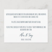 Airbnb Dank u kaart, vakantiewoning welkom Uitnodiging Briefkaart (Achterkant)