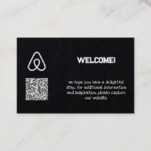 🏠 Airbnb Eigenaar Aangepaste QR Visitekaartje (Voorkant)