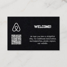 🏠 Airbnb Eigenaar Aangepaste QR Visitekaartje