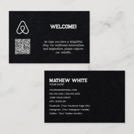 🏠 Airbnb Eigenaar Aangepaste QR Visitekaartje