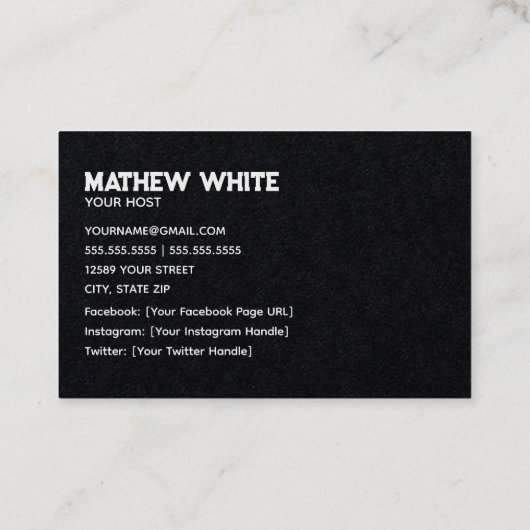 🏠 Airbnb Eigenaar Aangepaste QR Visitekaartje (Achterkant)