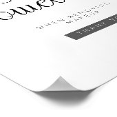 Airbnb Host Essentials - Make-up Handdoek Sign Poster (Hoek)