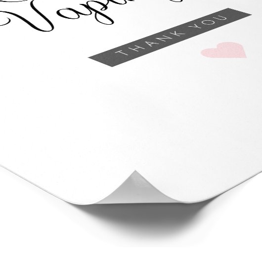 Airbnb Niet roken of Vaping Poster (Hoek)