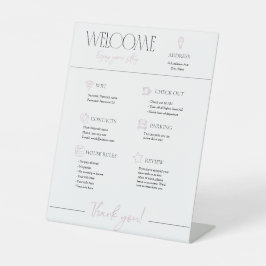 Airbnb Vakantiehuis Huis Welkom Pedestal Sign Reclamebord Met Voetstuk