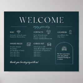 Airbnb Vakantiehuis Vakantiehuis Welkom Wall Poste Poster