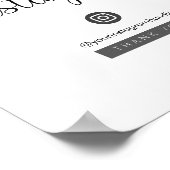 Airbnb/vakantiewoning Social Media Sign Poster (Hoek)