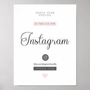 Airbnb/vakantiewoning Social Media Sign Poster