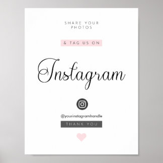 Airbnb/vakantiewoning Social Media Sign Poster