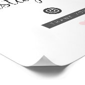 Airbnb/vakantiewoning Social Media Sign Poster (Hoek)