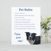 Airbnb Vrbo Huisregels voor huisdieren sjabloon Ho (Staand voorkant)