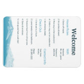 Airbnb Vrbo Welcome Sign Sjabloon Home Magnet Magneet (Horizontaal)