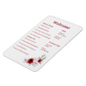 Airbnb Vrbo Welcome Sign Sjabloon Magnet Magneet (Linkerzijde)