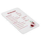 Airbnb Vrbo Welcome Sign Sjabloon Magnet Magneet (Rechterzijde)