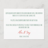 Airbnb Welcome Basket Card Personalized Cactus Uitnodiging Briefkaart (Achterkant)