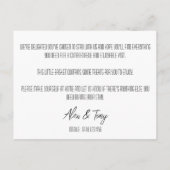 Airbnb Welkom Gift Basket Kaart Gepersonaliseerd (Achterkant)