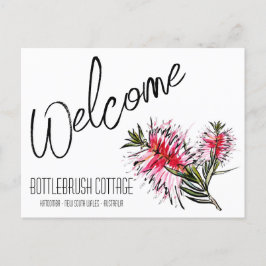 Airbnb Welkom Gift Basket Kaart Gepersonaliseerd