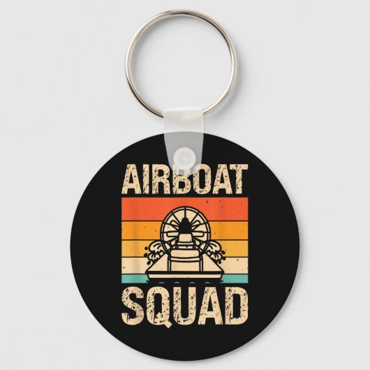 Airboat Squad Moerasboot _2 Sleutelhanger (Voorkant)