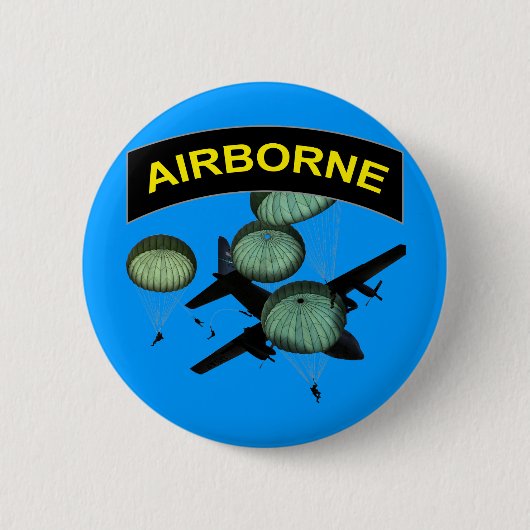Airborne 2 ronde button 5,7 cm (Voorkant)
