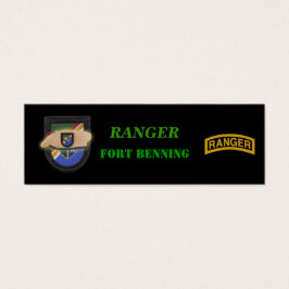 Airborne Army Ranger veteranen veteranen veteranen Mini Visitekaartjes