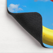 Airborne Banana and Red Balloon Muismat (Hoek)