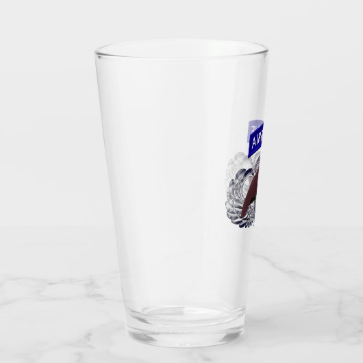 Airborne Baret & Jump Wings Glas (Rechts)