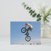 Airborne BMX Jump Briefkaart (Staand voorkant)