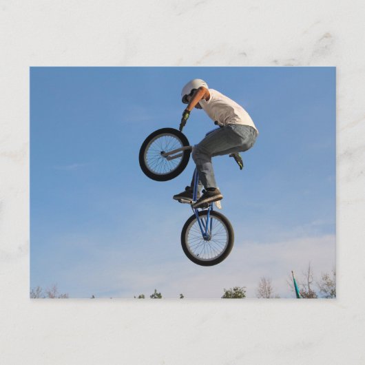 Airborne BMX Jump Briefkaart (Voorkant)