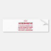AIRBORNE BUMPERSTICKER (Voorkant)