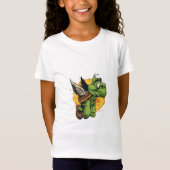 Airborne Cartoon Turtle T-shirt (Voorkant)