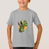 Airborne Cartoon Turtle T-shirt (Voorkant)