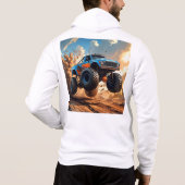 Airborne Fury: Off-Road Beast ontketend Hoodie (Achterkant)
