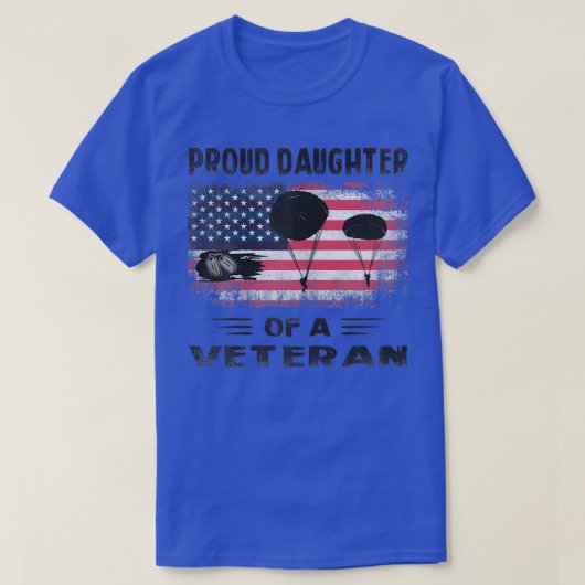 Airborne Infantry Paratrooper Proud Daughter of a T-shirt (Design voorkant)