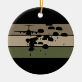 Airborne Jump Keramisch Ornament (Voorkant)