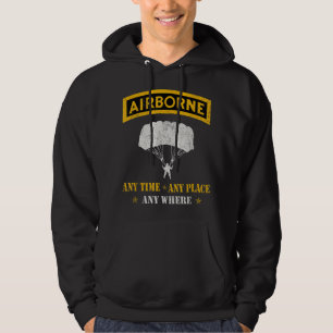 Airborne Paratrooper altijd en overal Hoodie